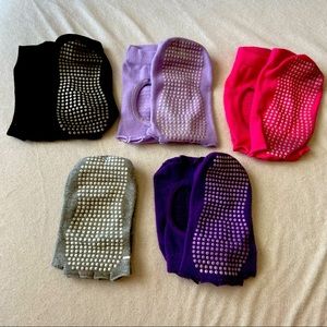 Lot of (5) yoga toe socks